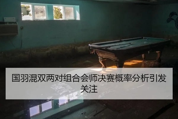国羽混双两对组合会师决赛概率分析引发关注